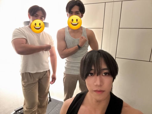3人で合トレ！💪