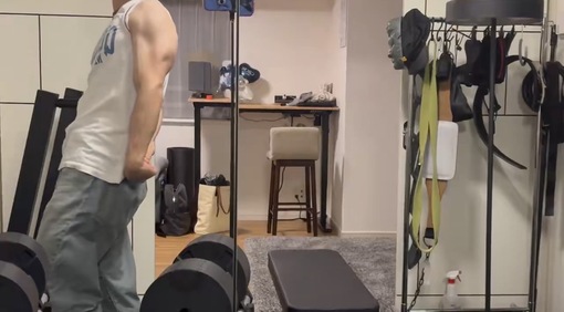 今日の三頭筋💪