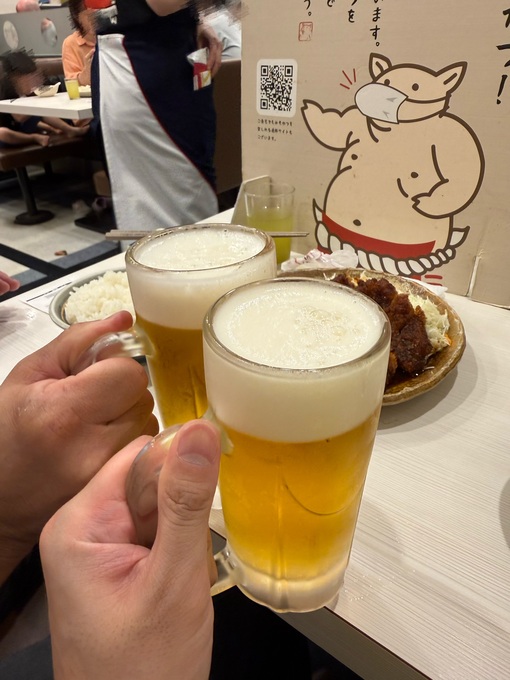 🚅名古屋出張、結局また食べてる🍺